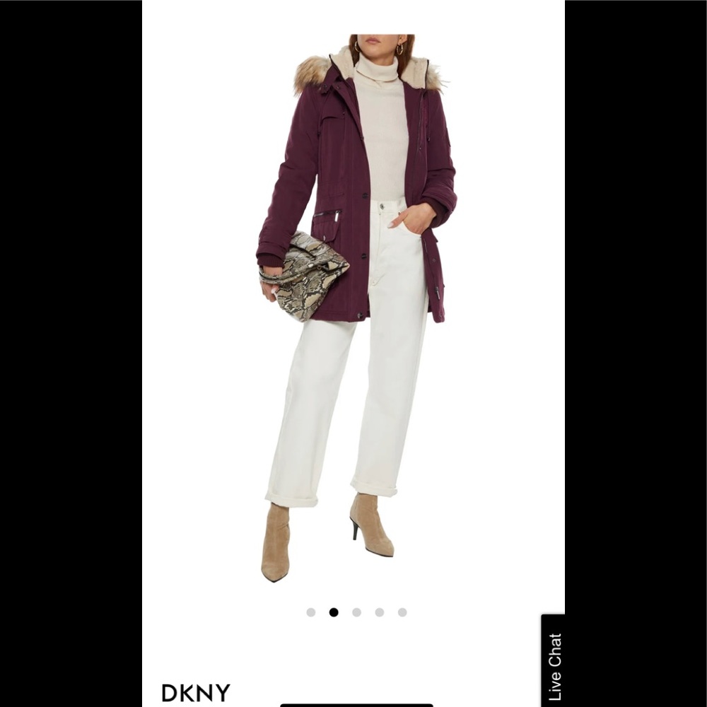 Faux Fur Trimmed Hooded Anorak